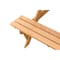 Gardenised Outdoor Wooden Patio Deck Garden 6-Person Picnic Table, for Backyard, Garden, Stained QI004434.ST - alternate 7